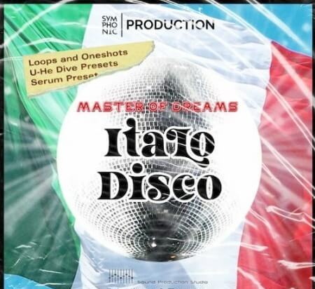 Symphonic Production Italo Disco Master of Dreams WAV Synth Presets